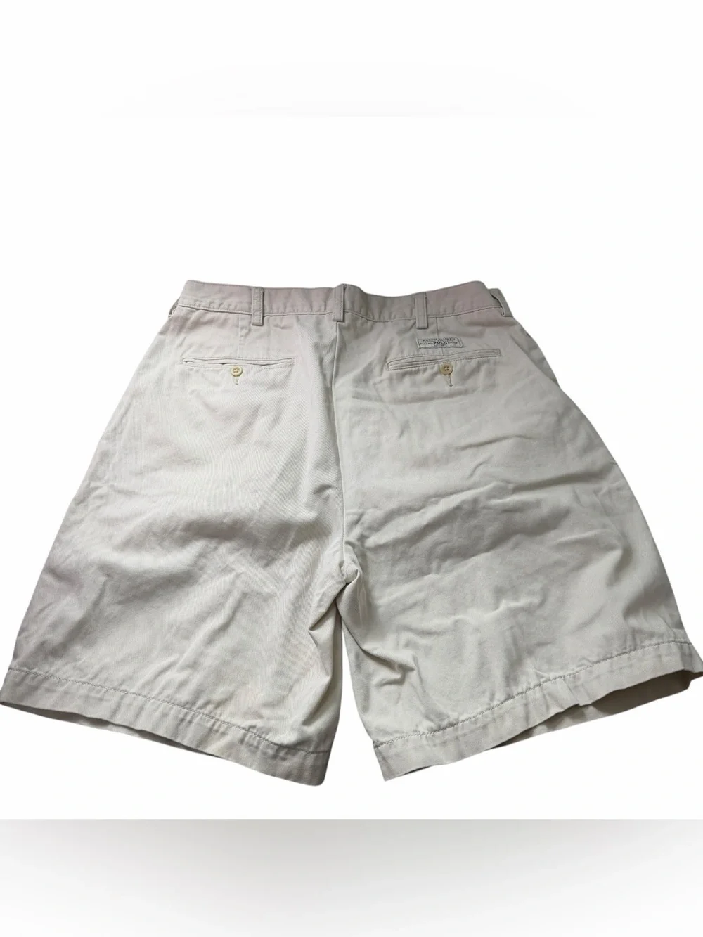 Vintage 90s Polo Ralph Lauren Tyler Pleated Chino Shorts Mens 34